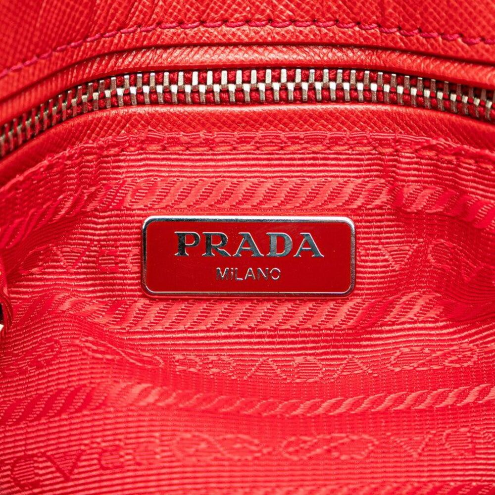 Prada Quilted Mini Chain Shoulder Bag Nylon Saffiano - Picture 6 of 6